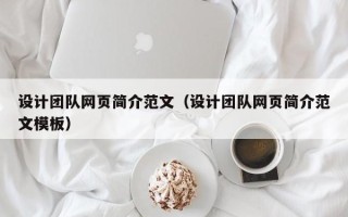 瑞安设计团队网页简介范文（设计团队网页简介范文模板）